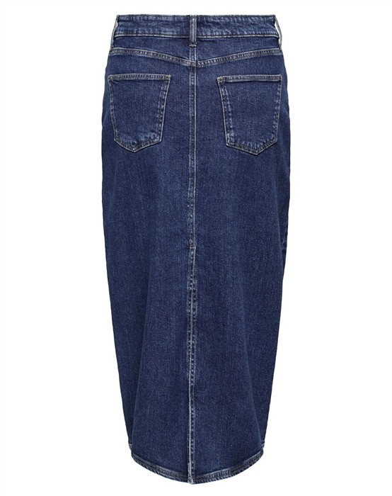 Milla Midi Denim Nederdel